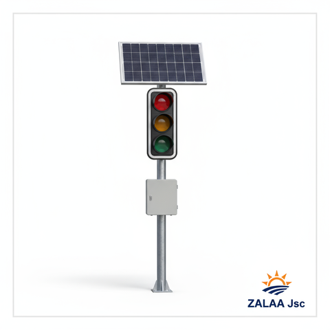 Bộ Đèn Tín Hiệu Giao Thông NLMT ZALAA Cho Giao Lộ Thông Minh