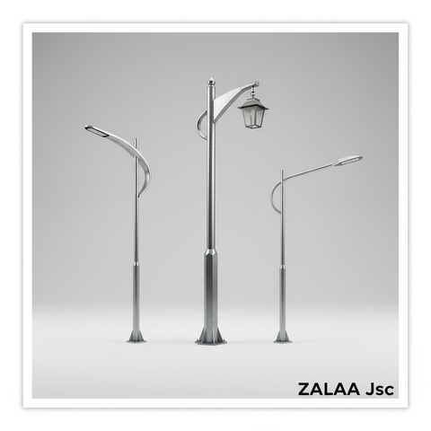 Cột Đèn Đường ZALAA: Giải Pháp Theo Kiểu Dáng & Kết Cấu