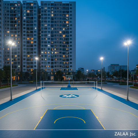 Đèn LED Sân Thi Đấu Đa Năng ZALAA | IP67 Chống Sét, Bền Bỉ