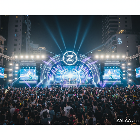 Giải Pháp Đèn Sân Khấu, Sự Kiện & Arena Chuyên Nghiệp ZALAA