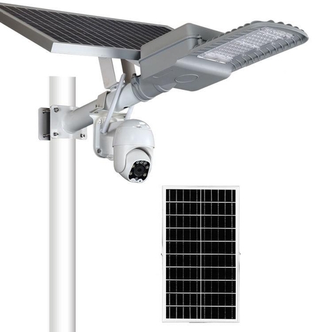 Đèn Đường Năng Lượng Mặt Trời Tích Hợp Camera An Ninh 4G WiFi ZALAA ZL-BDX-CCTV