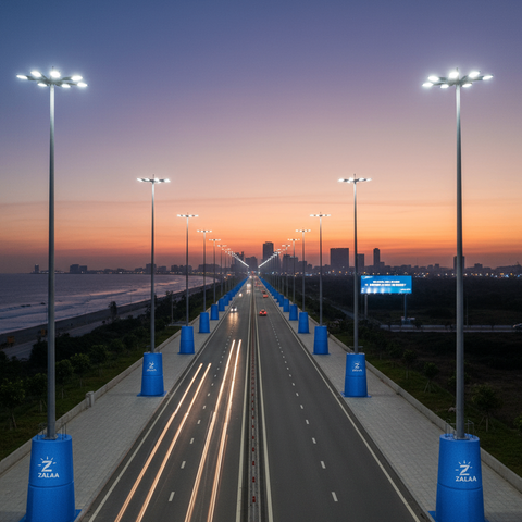 Giải Pháp Kết Cấu Móng & Lắp Đặt Cột Đèn Toàn Diện ZALAA