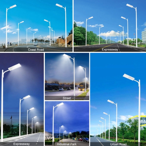 Đèn Đường Năng Lượng Mặt Trời Tích Hợp ZALAA ZL-SE-TT Siêu Sáng, Công Nghệ MPPT Kép Tiên Tiến