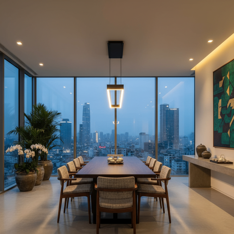 Đèn Thả Trang Trí Hiện Đại ZALAA: Nâng Tầm Không Gian Sống 2025