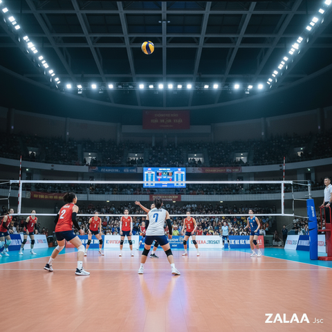 Đèn LED Sân Bóng Chuyền Chống Chói Chuyên Nghiệp ZALAA