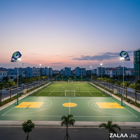 Đèn LED Sân Thể Thao Cộng Đồng ZALAA - Chiếu Sáng Đa Năng