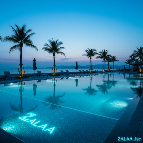 Đèn LED Dưới Nước Hồ Bơi ZALAA IP68 Chuyên Dụng Cho Dự Án