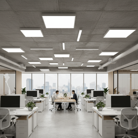 Đèn Panel Ốp Nổi Trần Bê Tông ZALAA Chính Hãng [600x600, 300x1200]