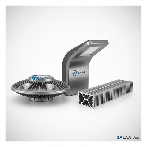 Vỏ Đèn & Tản Nhiệt Nhôm ZALAA - Giải Pháp OEM/ODM Chất Lượng Cao
