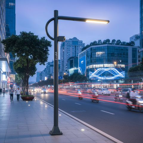 Phụ Kiện Cột Đèn ZALAA: Tay Vươn, Đầu Cột Trang Trí Chính Hãng