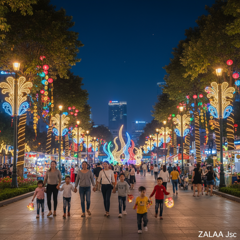 Giải Pháp Chiếu Sáng Đô Thị & Cảnh Quan ZALAA Toàn Diện 2025