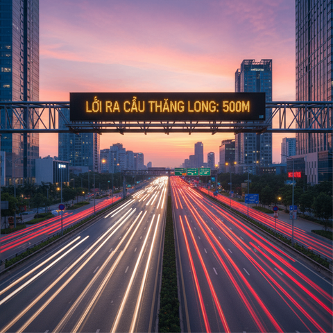 Bảng Quang Báo Giao Thông VMS ZALAA - Giải Pháp ITS Thông Minh