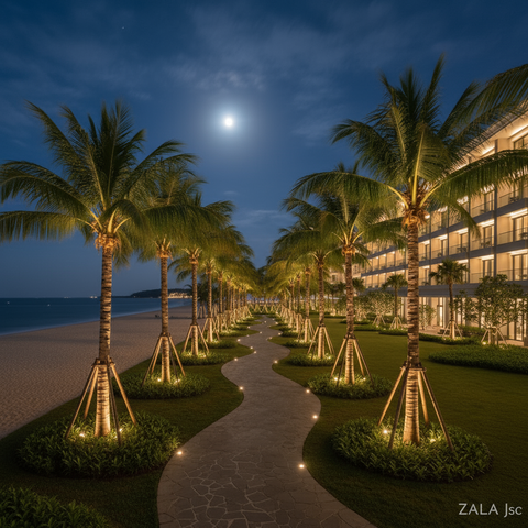 Đèn Hắt Chiếu Điểm Trang Trí Kiến Trúc ZALAA - Accent Spotlight