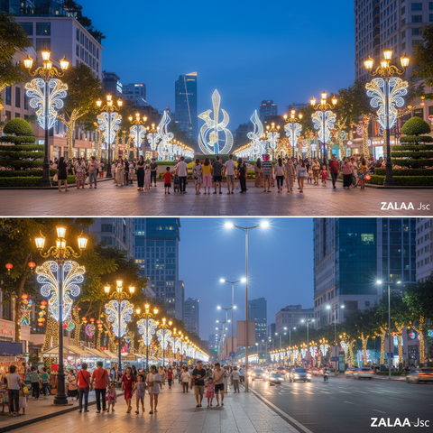Đèn Đường LED Công Nghệ Cao ZALAA & Giải Pháp Chiếu Sáng Tiên Tiến