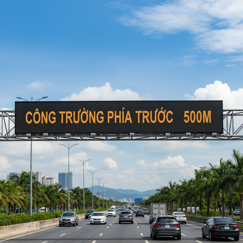 Giải Pháp Biển Báo Điện Tử VMS ZALAA Cho Giao Thông Thông Minh