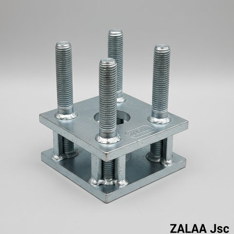 Khung Móng Cột Đèn ZALAA (Anchor Bolt Cage) Chính Hãng