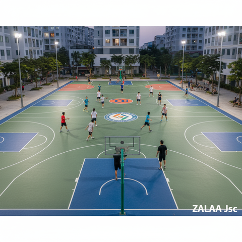 Đèn LED Sân Thể Thao Cộng Đồng ZALAA - Chiếu Sáng Đa Năng