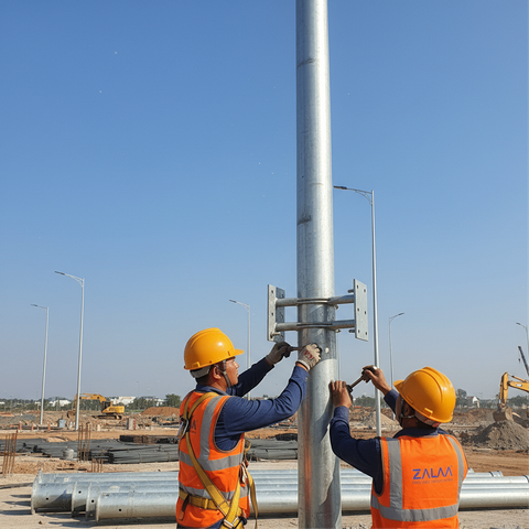 Phụ Kiện Cột Đèn ZALAA: Tay Vươn, Đầu Cột Trang Trí Chính Hãng