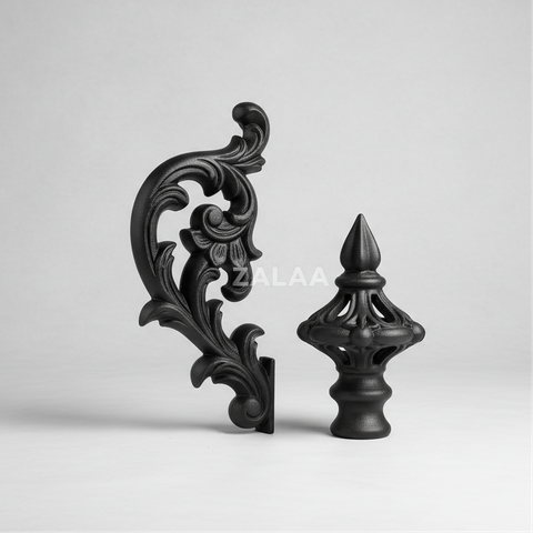 Phụ Kiện Cột Đèn ZALAA: Tay Vươn, Đầu Cột Trang Trí Chính Hãng