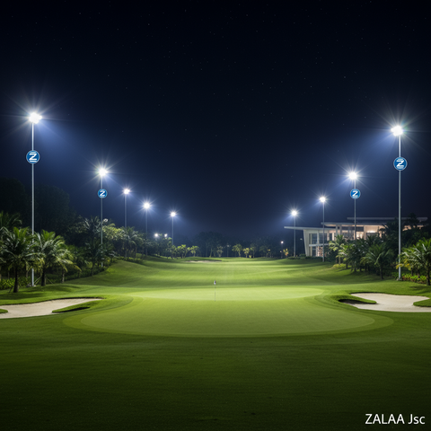 Đèn LED Sân Golf ZALAA - Giải Pháp Chiếu Sáng Chuyên Nghiệp