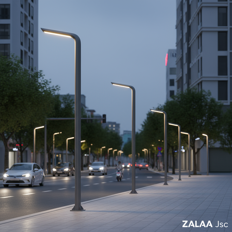 Cột Đèn Chiếu Sáng & Nền Móng ZALAA - Bền Vững Cho Mọi Công Trình