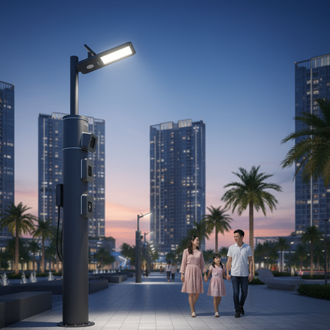 Cột Thông Minh Smart Pole ZALAA - Sản Xuất OEM & ODM Theo Yêu Cầu