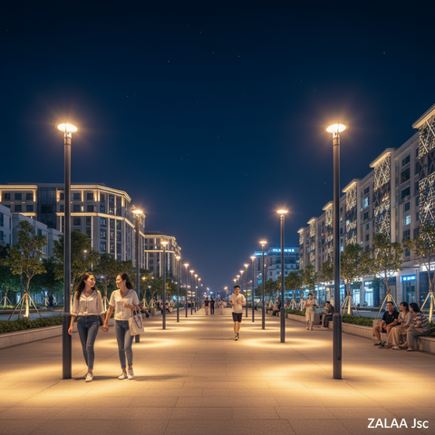 Giải Pháp Đèn Đường LED Dự Án & Đô Thị Toàn Diện ZALAA