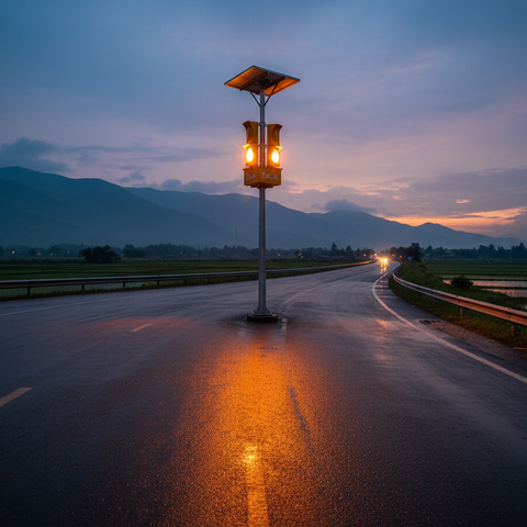 Đèn Chớp Vàng Cảnh Báo Giao Lộ ZALAA (Warning Flasher)