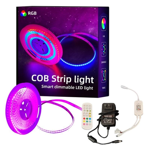 Đèn LED Dây COB RGB Thông Minh Điều Khiển Từ Xa 10W LMBLT-50 IP65 - ZALAA OEM/ODM Smart RGB COB Strip Light