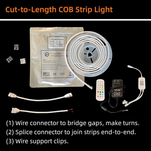 Đèn LED Dây COB Neon Linh Hoạt 10W COBFreeCut-2 IP67 Cắt Tự Do - ZALAA OEM/ODM Flexible Neon COB LED Strip
