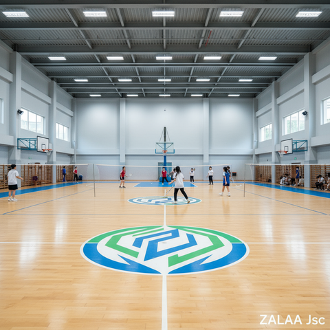 Đèn LED Sân Đa Năng Chống Va Đập ZALAA Cho Trường Học