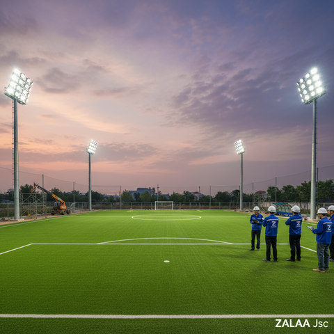 Đèn LED Sân Thi Đấu Đa Năng ZALAA | IP67 Chống Sét, Bền Bỉ