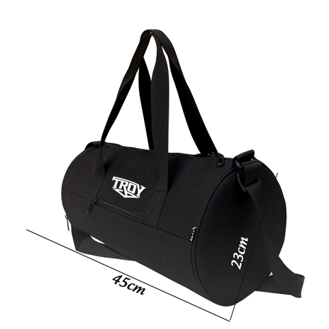 Túi trống thể thao TROY GYM2 size 45 x 23cm, ngăn đựng giày, vải chống thấm.