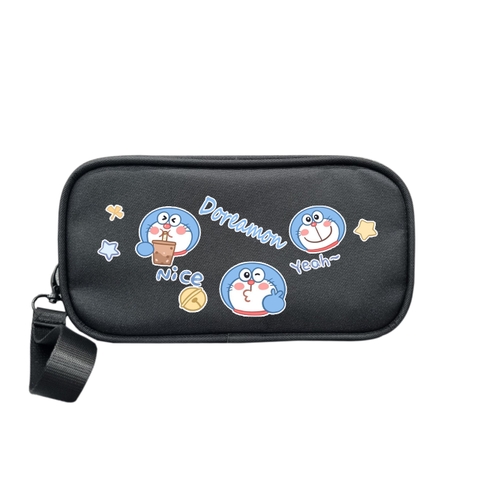 Bóp đựng bút viết VIRGO - HỌA TIẾT size 22cm nhiều ngăn, chất vải bố pvc chống thấm