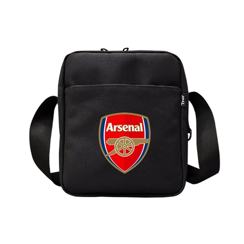 Túi đeo chéo nam nữ TROY SIMPLE logo bóng đá, chất vải bố pvc chống thấm