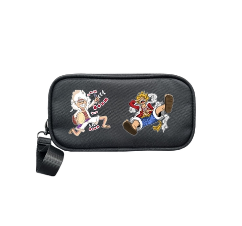 Bóp đựng bút viết VIRGO - HỌA TIẾT size 22cm nhiều ngăn, chất vải bố pvc chống thấm