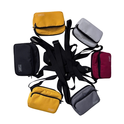 Túi đeo chéo TROY SUNNY BAG đựng điện thoại, phụ kiện nhiều màu size 20x13cm, vải bố trượt nước