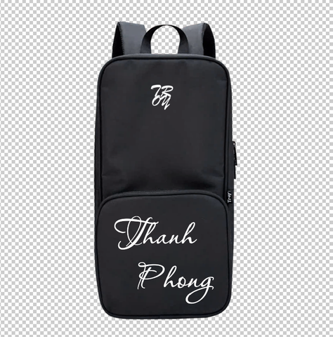 IN TÊN - LOGO THEO YÊU CẦU - Balo thể thao đựng vợt pickleball, vợt cầu lông TROY TARUS, chất vải bố chống thấm