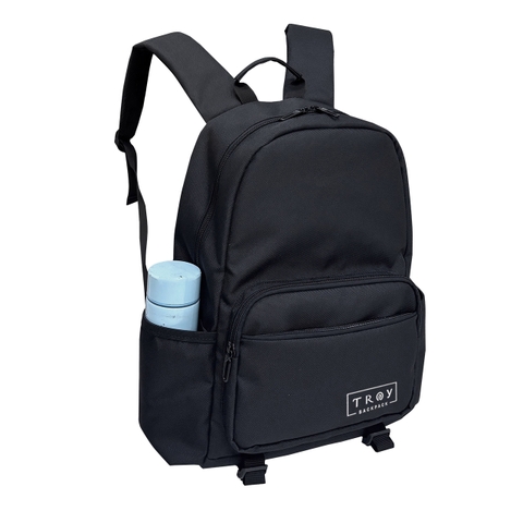 IN TÊN - LOGO THEO YC - VICKY Balo nam nữ thời trang hàn quốc, chất vải bố trượt nước chống thấm, size 42 x 30cm ngăn đựng laptop chống sốc