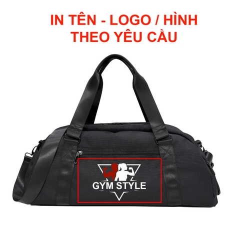 IN TÊN - LOGO THEO YC - GYMSTYLE Túi trống thể thao du lịch đựng đồ tập gym, yoga, bóng đá,..có ngăn đựng giày