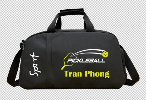 IN TÊN + LOGO THEO YÊU CẦU Túi trống thể thao du lịch HUNTER có ngăn đựng giày riêng. Vải bố pvc chống thấm