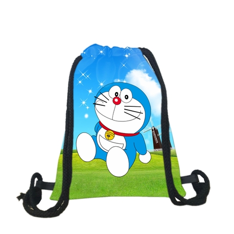 Túi rút da simili nhiều họa tiết hoạt hình