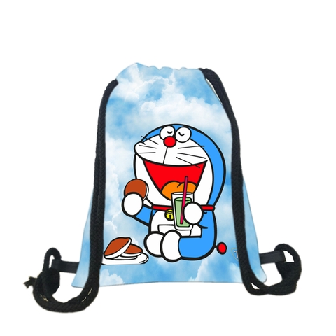 Túi rút da simili nhiều họa tiết hoạt hình