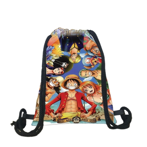 Túi rút da simili nhiều họa tiết hoạt hình