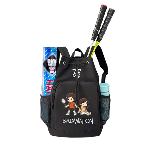 Balo nữ thời trang thể thao TROY NICKY  đựng vợt cầu lông, pickleball, vải bố trượt nước, size 41cm