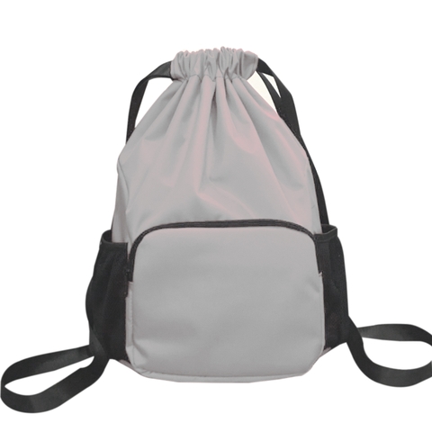 Balo rút TROY RT001 phối đáy tròn dây đeo bản lớn