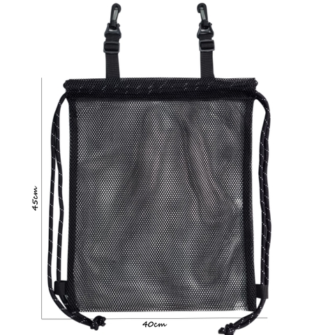 Balo dây rút lưới thể thao TROY đựng bóng rổ, bóng đá, chất vải lưới thoáng khí, dây màu ngẫu nhiên