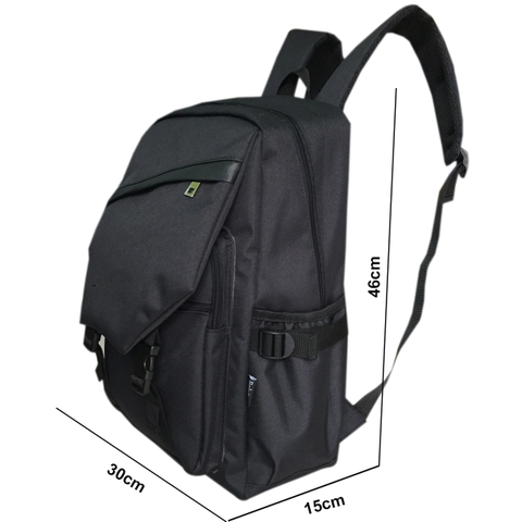 Balo du lịch thể thao TROY phối nắp khóa xéo họa tiết logo câu lạc bộ bóng đá chất vải bố chống thấm