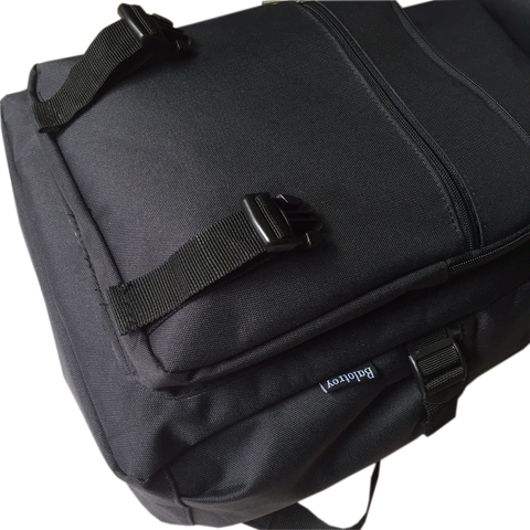 Balo du lịch thể thao TROY phối nắp khóa xéo họa tiết logo câu lạc bộ bóng đá chất vải bố chống thấm