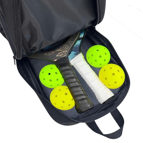 Balo thể thao đựng vợt pickleball, vợt cầu lông TROY TARUS, chất vải bố chống thấm